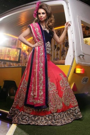 indian red designer bridal lehenga making your looks stunning