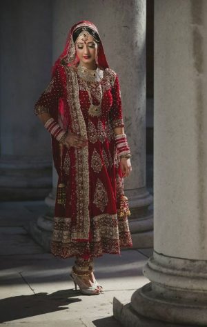 astounding Stylish Punjabi Beautiful Designed designer Bridal Suit