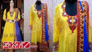Zarin Khan Yellow Suit