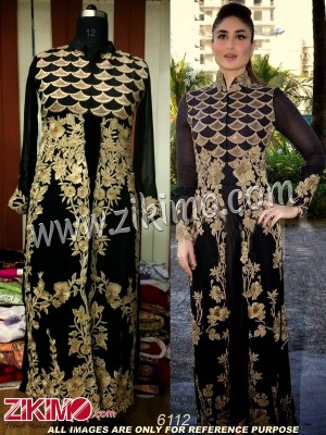 Kareena Kapoor Black Georgette Suit