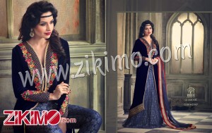 Glamour Mohini Velvet  Rasal Net Party Wear Suit 23004