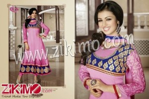 Ayesha Takia Georgette  Semi Stitched Anarkali Suit With  Chiffon Dupatta