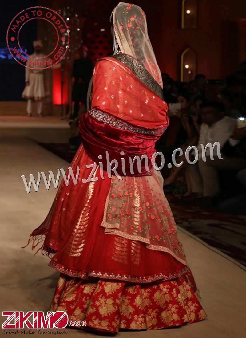 R9 Designer Faiza B Georgette Fabric Heavy Work Salwar Suit