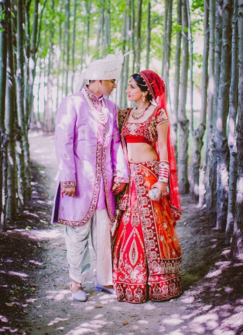 Wedding Wear Stitched Majestic Orange Rani Velvet Designer Lehenga Choli at  Rs 55000 in Anand