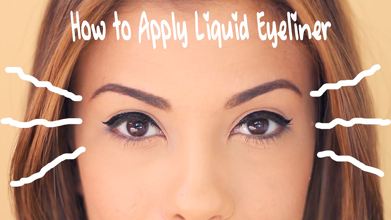 Learn How To Apply Liquid Eyeliner For Beginners - - Original Indian Bridal Collection
